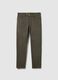 Slim Fit Green Cotton Trousers_4