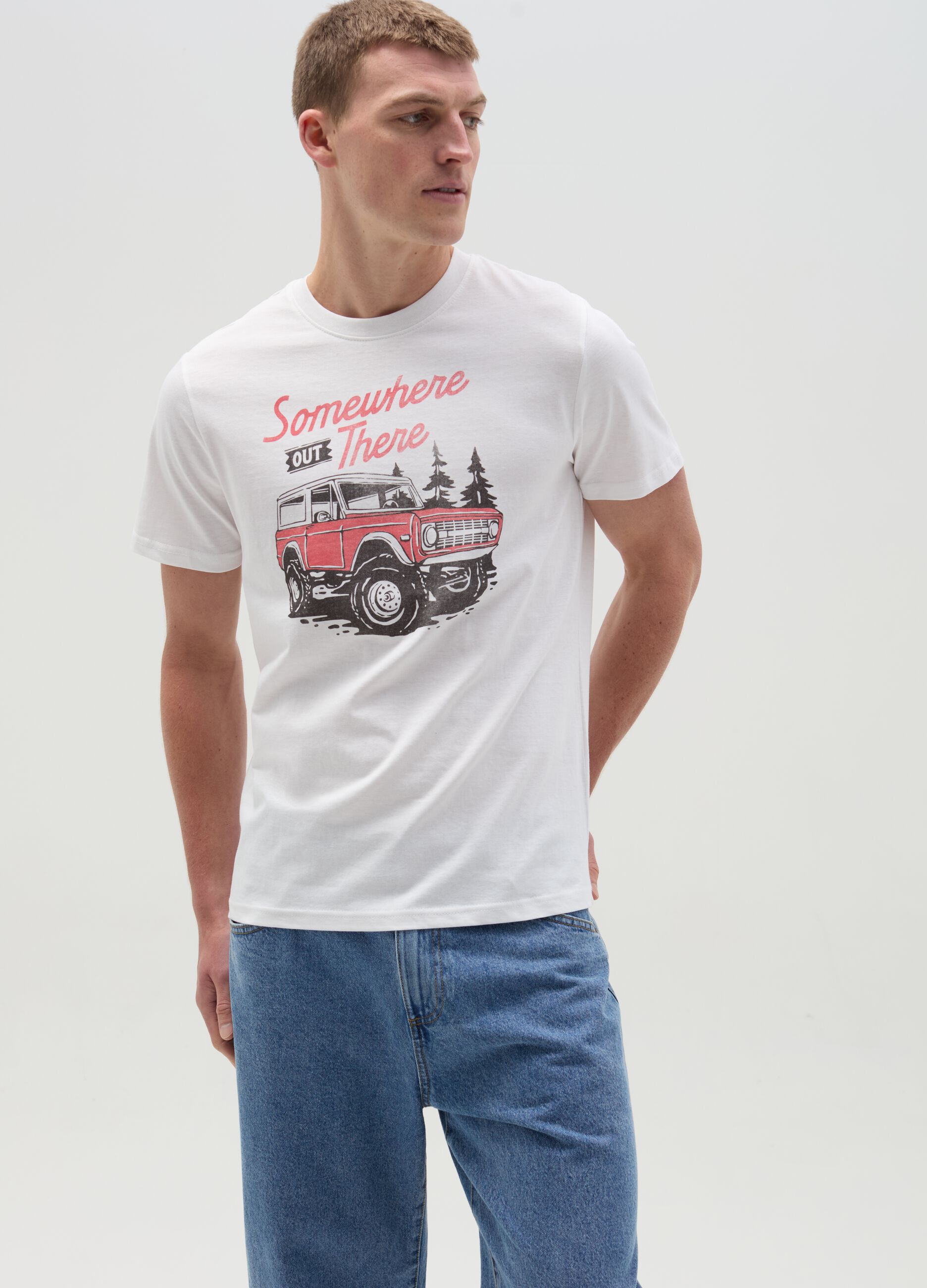 Ovs T-shirt con stampa fuoristrada