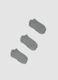 Three-pack of grey stretch sports socks_0