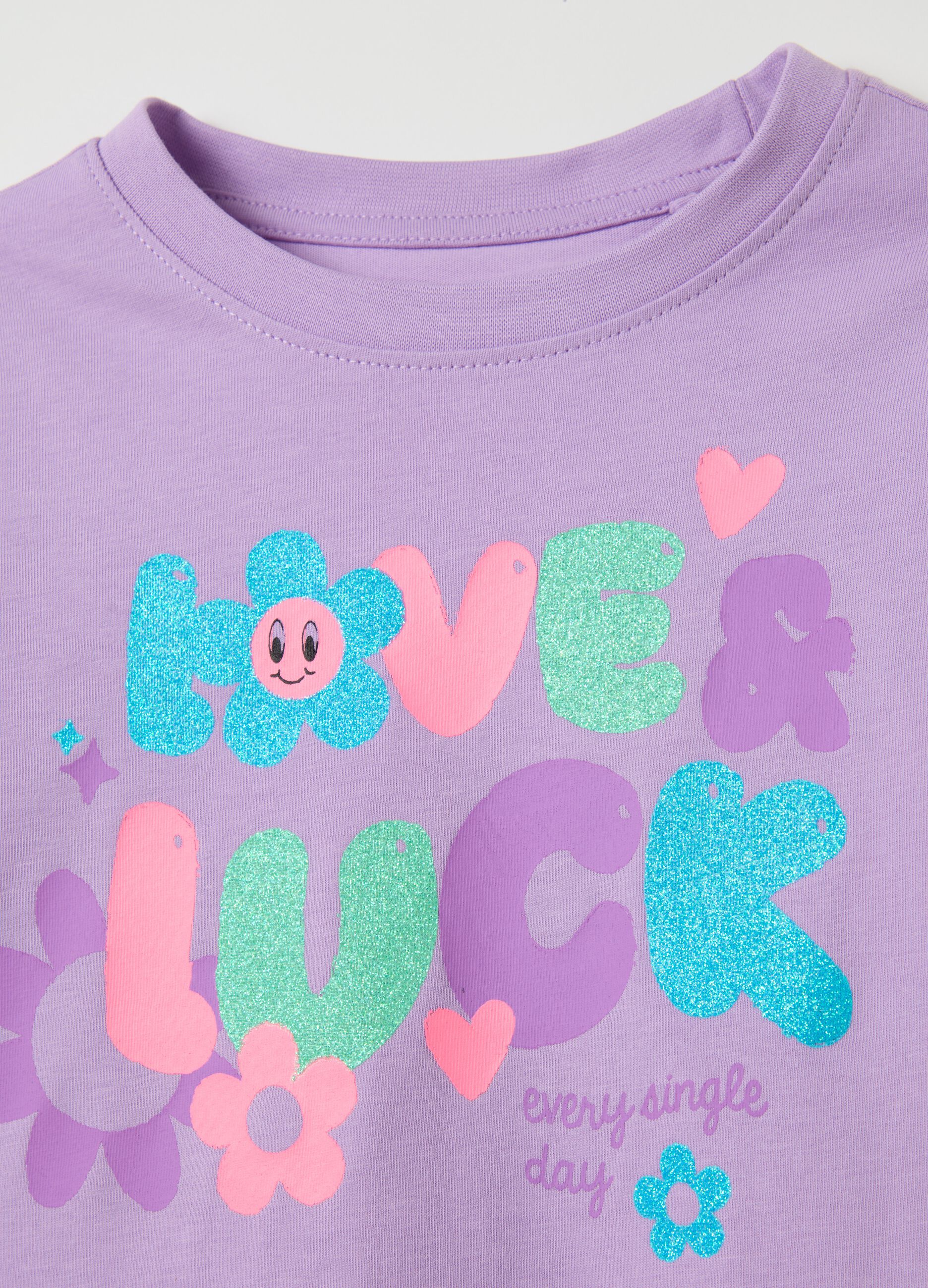 Long-sleeved T-shirt with print