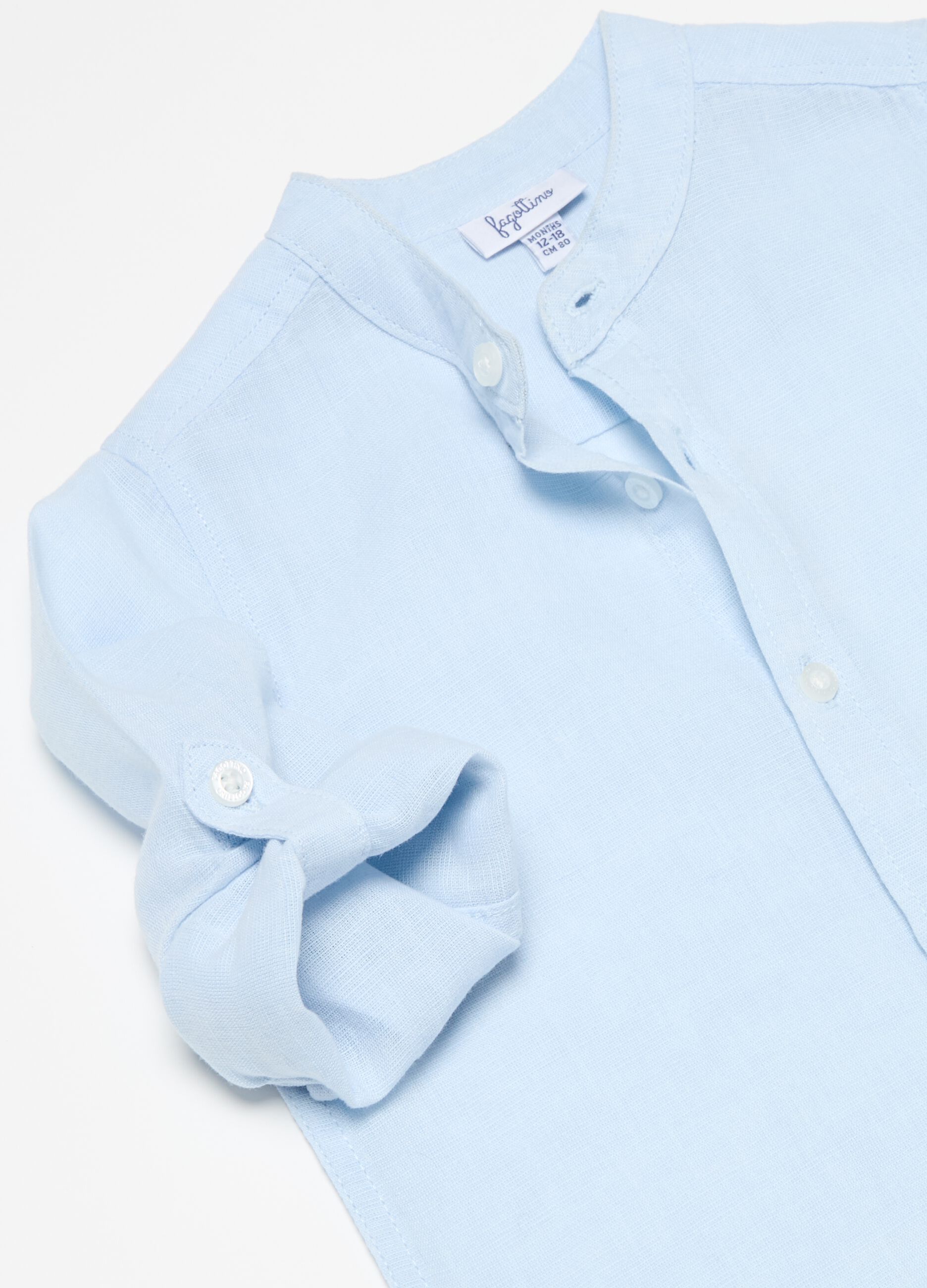 Cotton and linen shirt