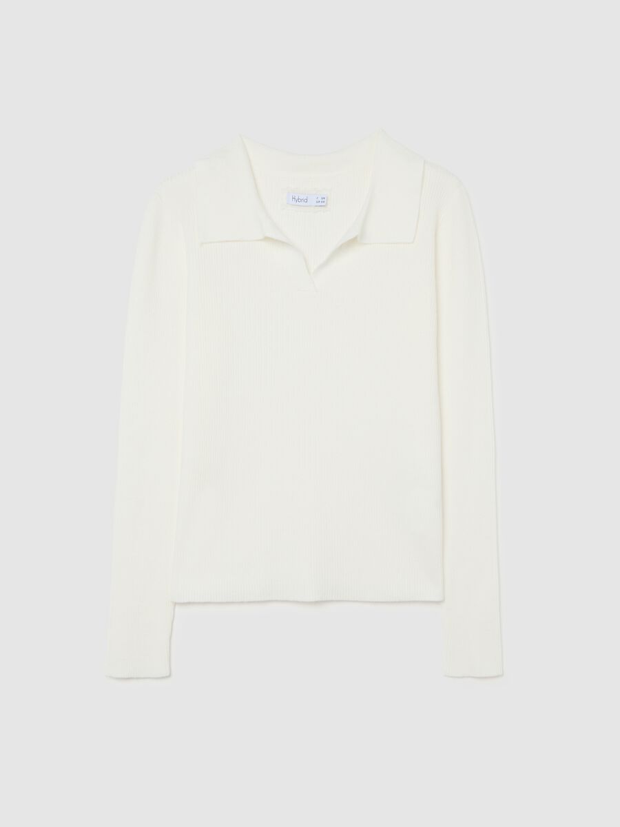White long sleeve regular fit shirt_4