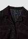 Giacca nera in vera pelle regular fit_1