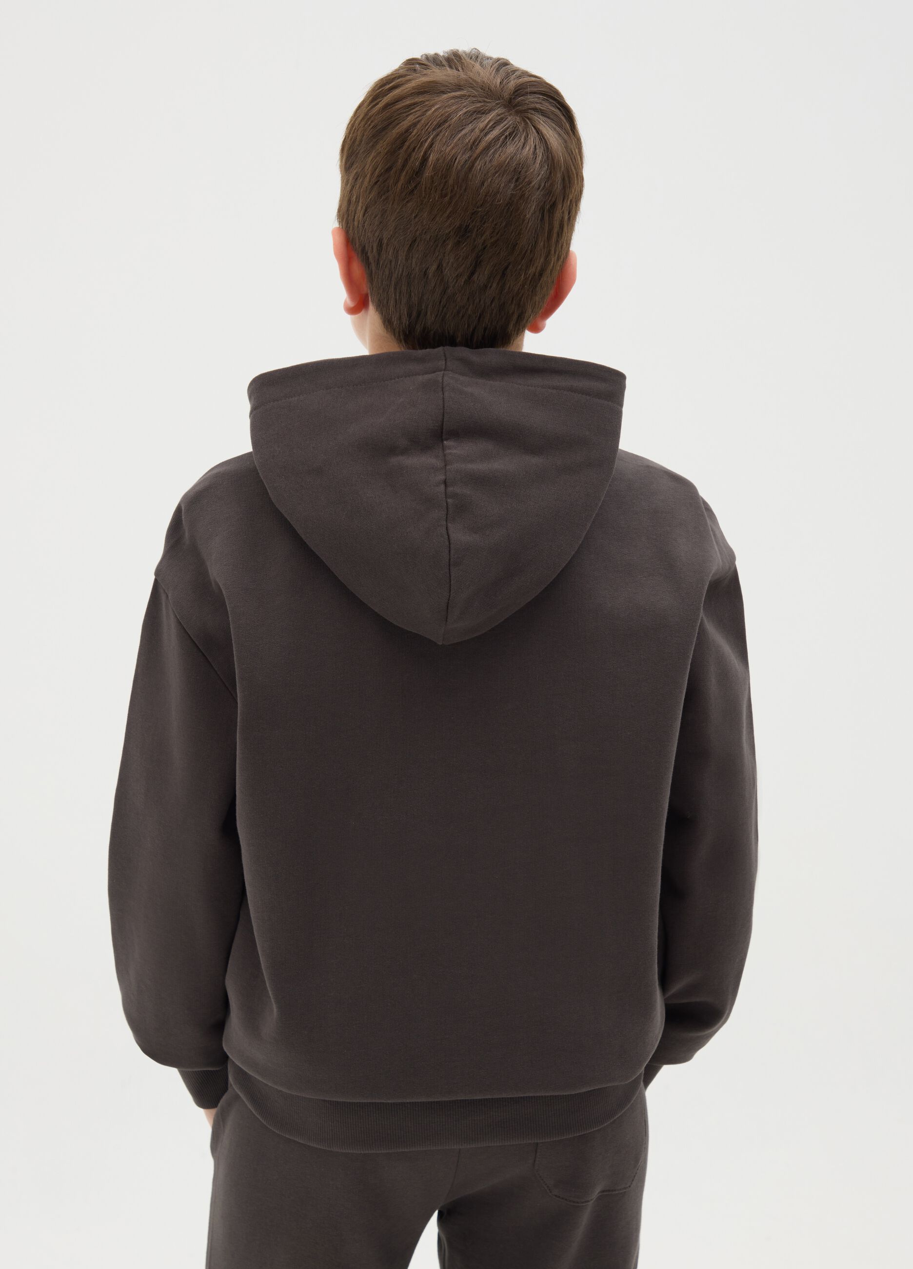 Sweatshirt with hood and NBA Chicago Bulls print