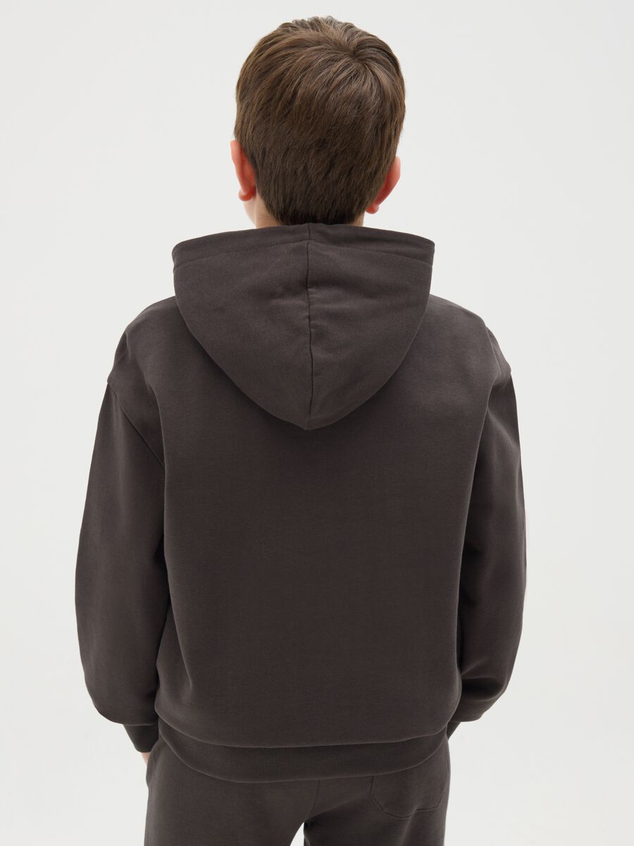 Sweatshirt with hood and NBA Chicago Bulls print_2