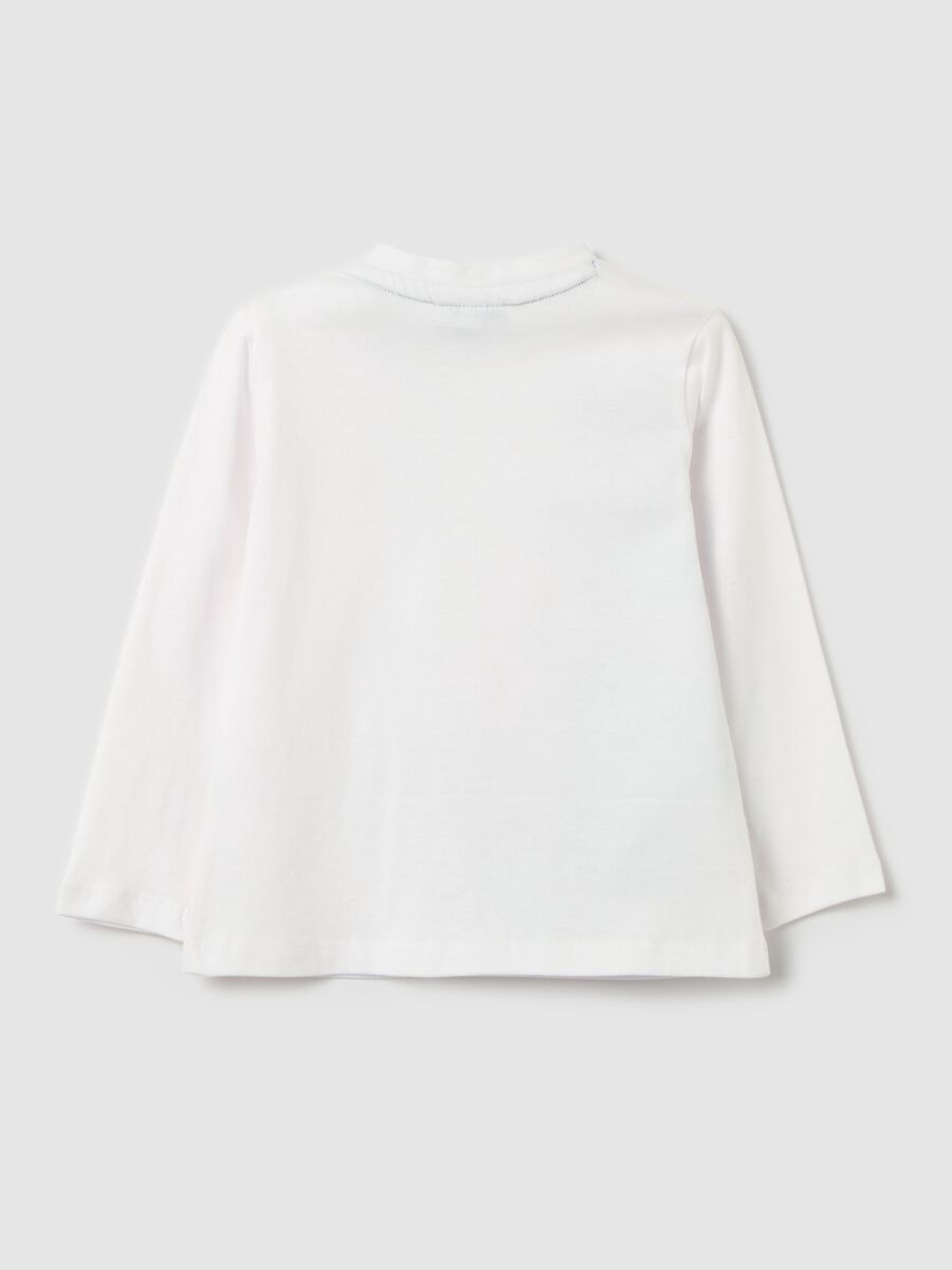 Long-sleeved T-shirt with sail boat print_1