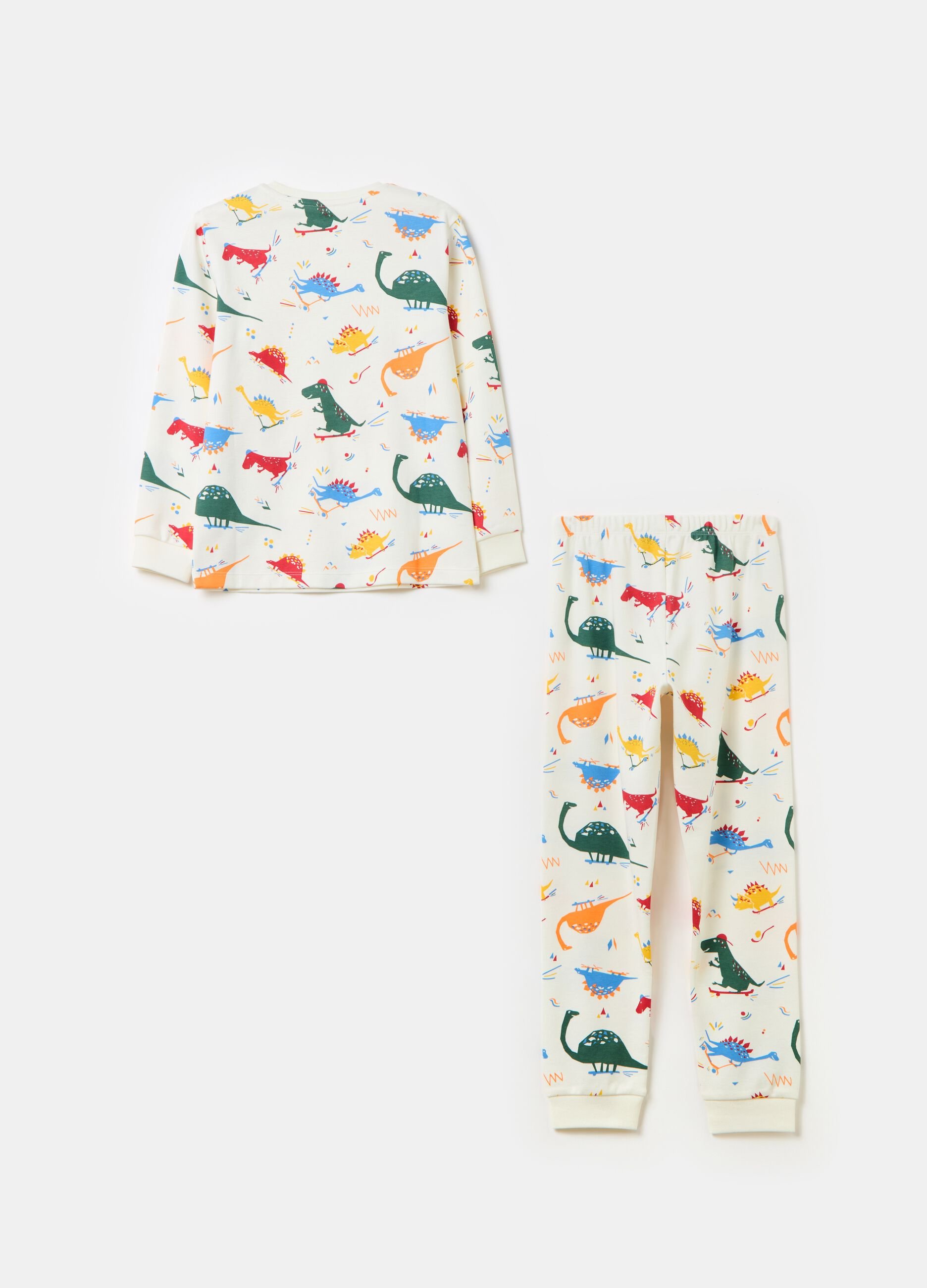 Organic cotton pyjamas with print