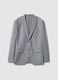 Grey Slim Fit Lined Suit_0