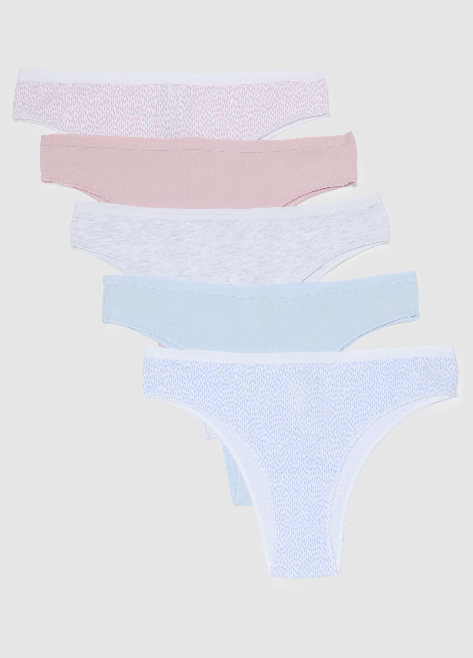 Regular Fit Multicolour Cotton Blend Briefs Set