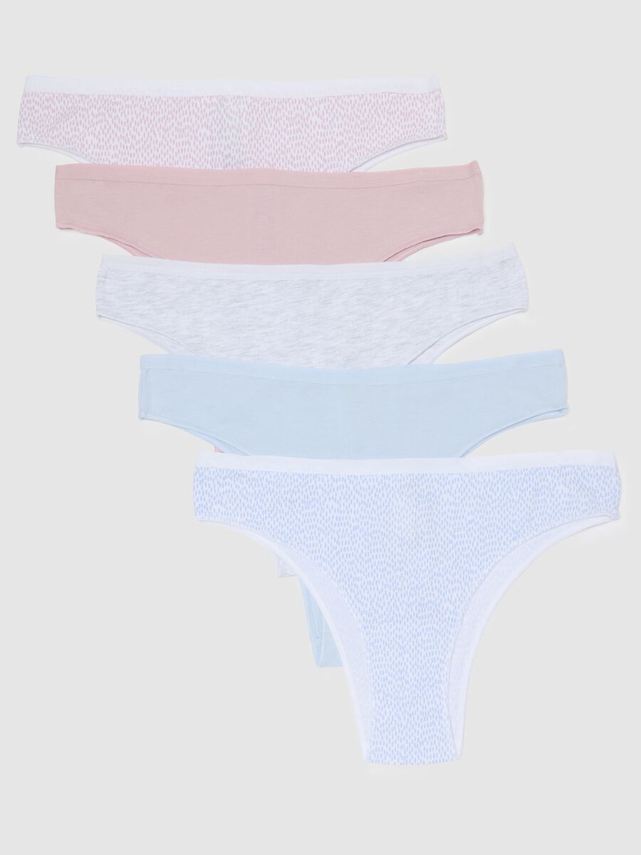 Regular Fit Multicolour Cotton Blend Briefs Set_4