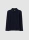 Blue regular-fit polo shirt in organic cotton piqu&eacute; for boys_4