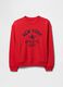 Red Sweatshirt with Gap and New York Print_3