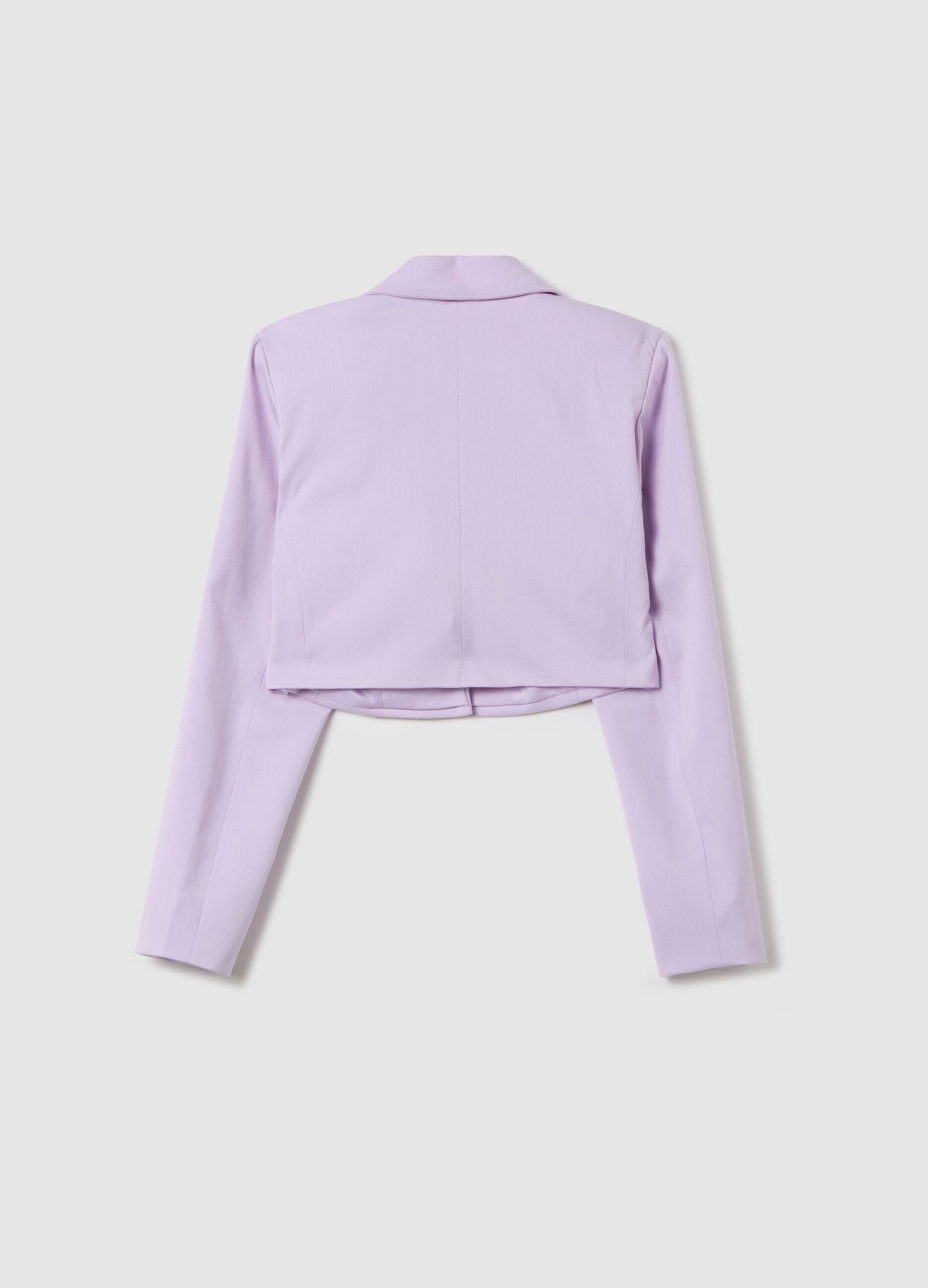 Blazer viola cropped fit
