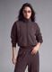Full-zip viola corta in tessuto soft-touch con collo rialzato ALTAVIA STUDIO_2