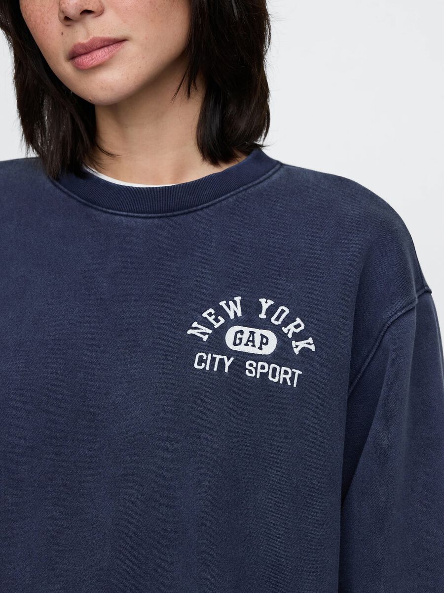 Blue sweatshirt with logo_3
