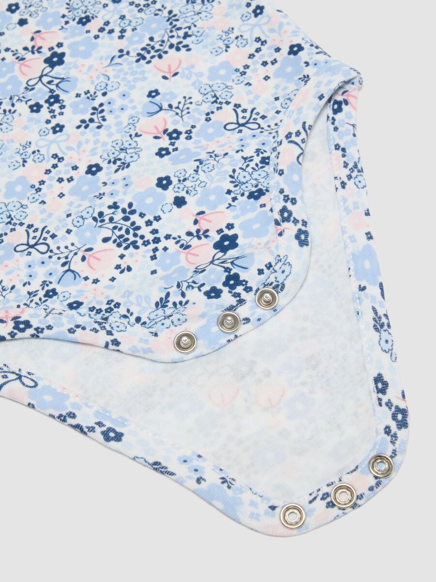 Tripack di body multicolor in puro cotone per neonata_3