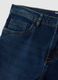 Blue Super Skinny Cotton Blend Jeans_5