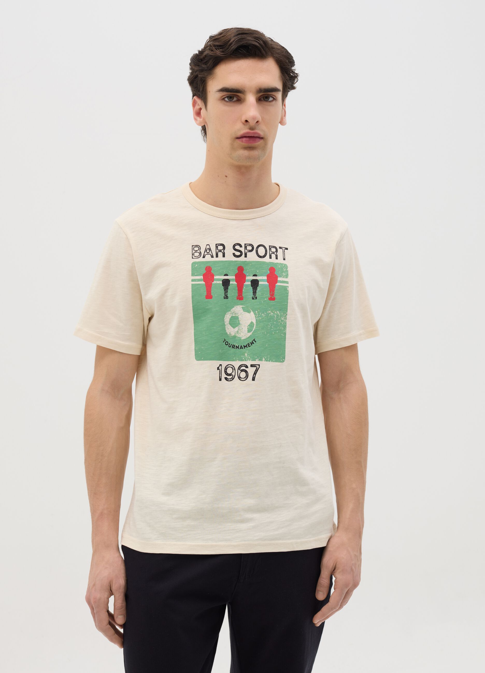 "Bar Sport 1967" table football T-shirt in cotton