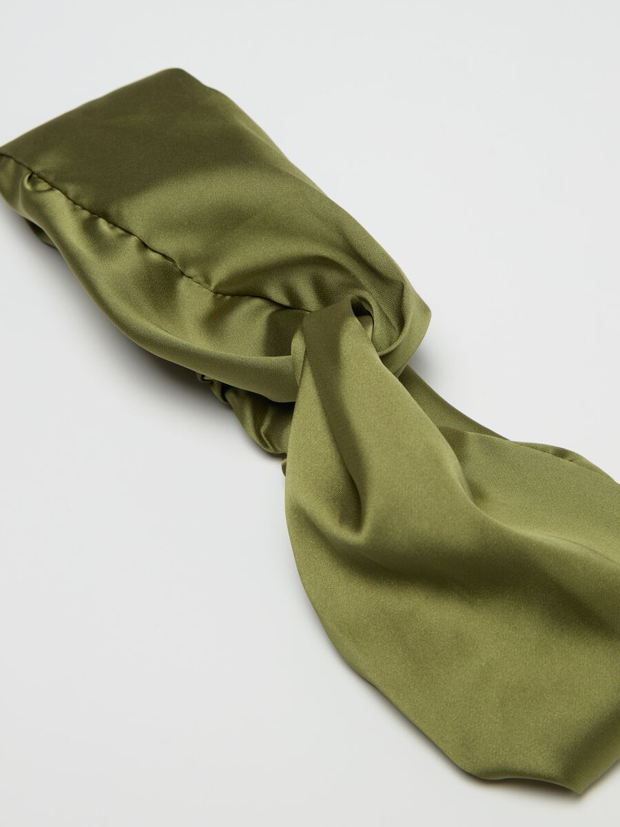Satin headband with knot_2