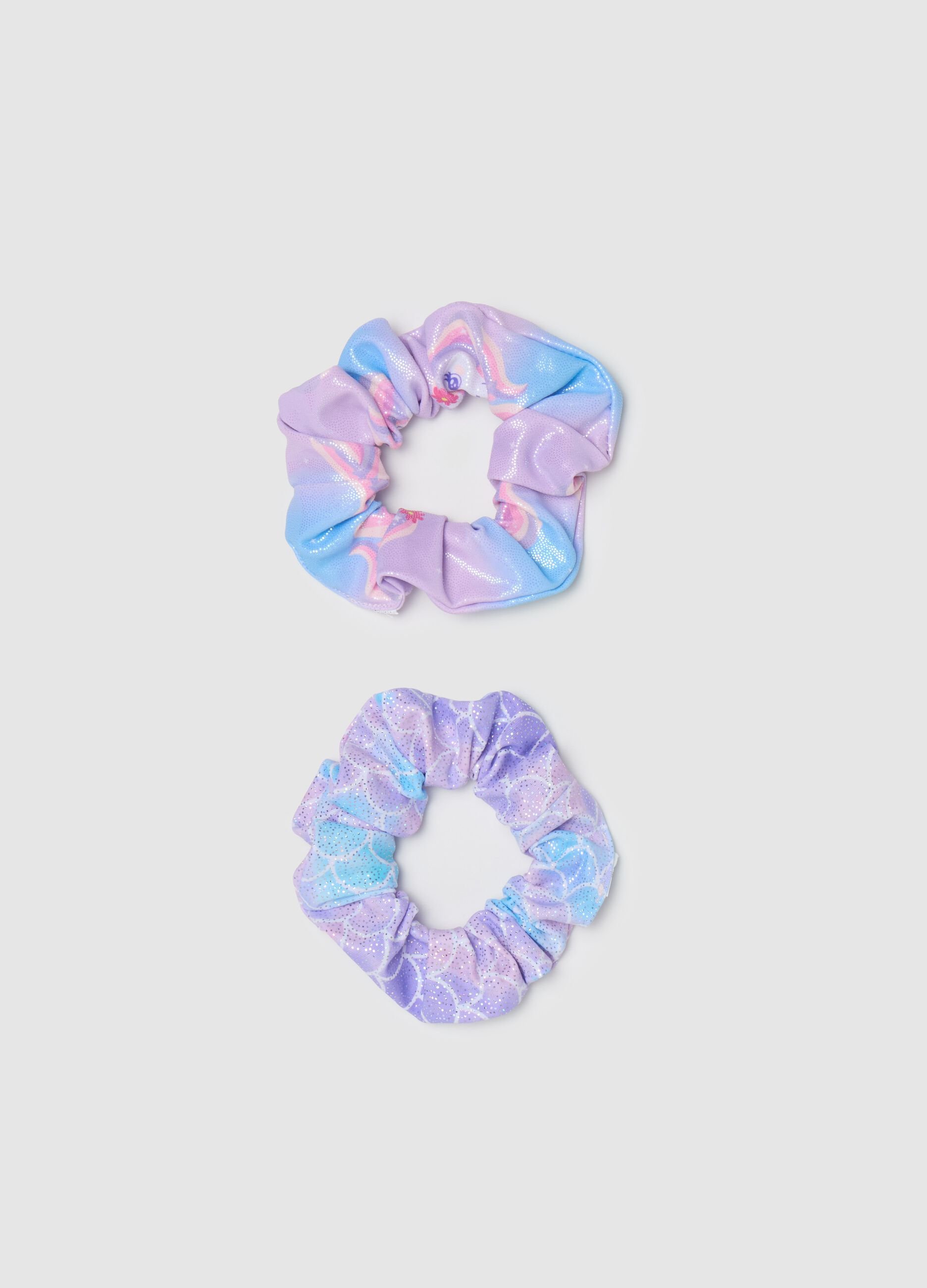 Two-pack hair scrunchies