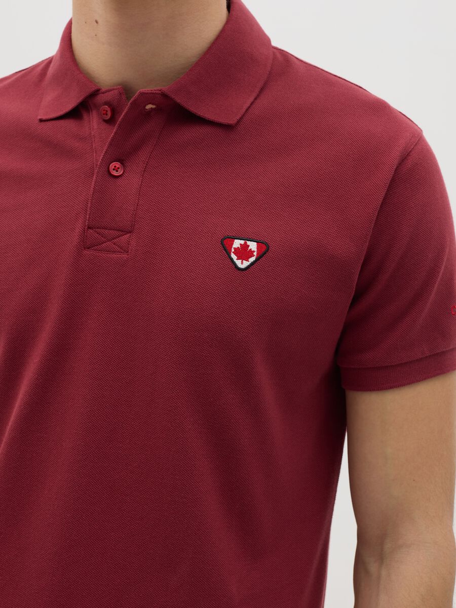 Piquet polo shirt with embroidered logo_2