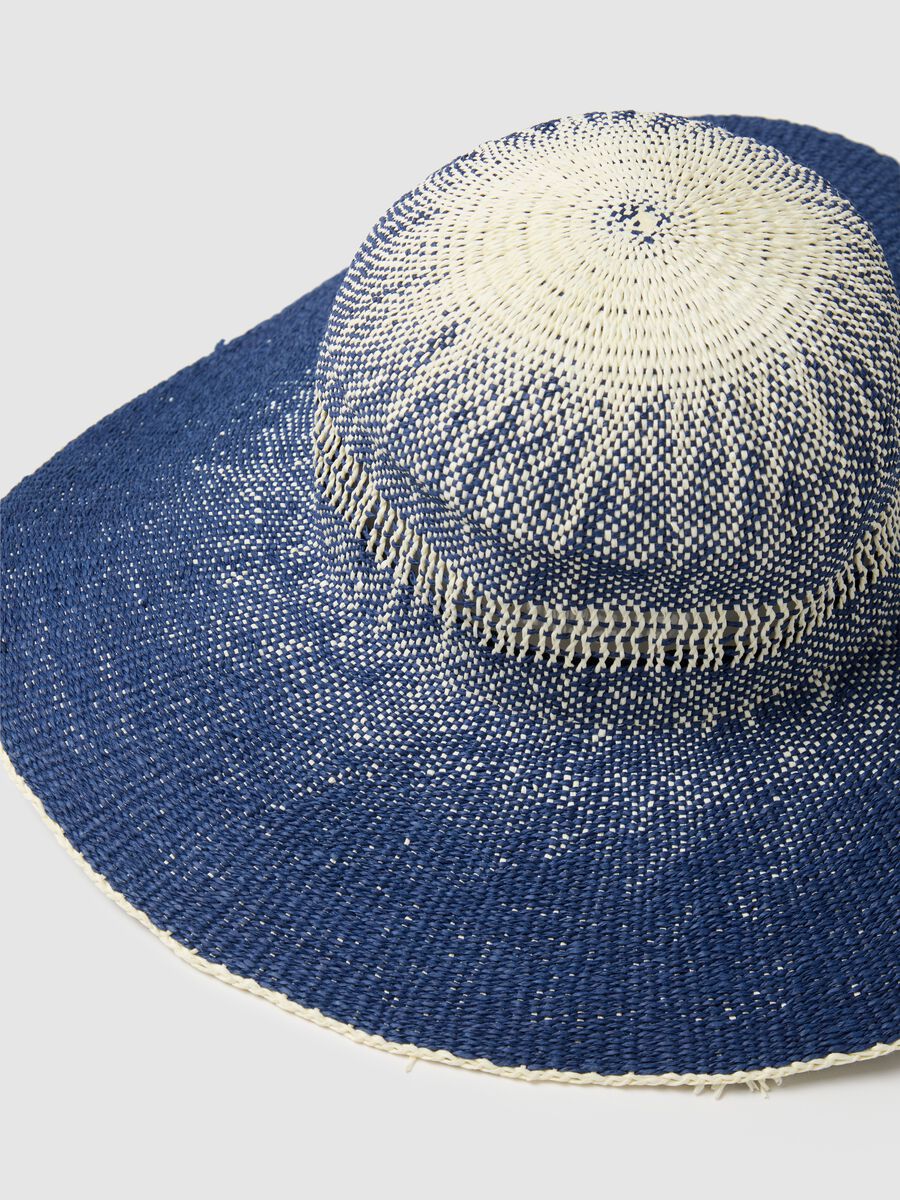 Multicolour women's straw hat_1