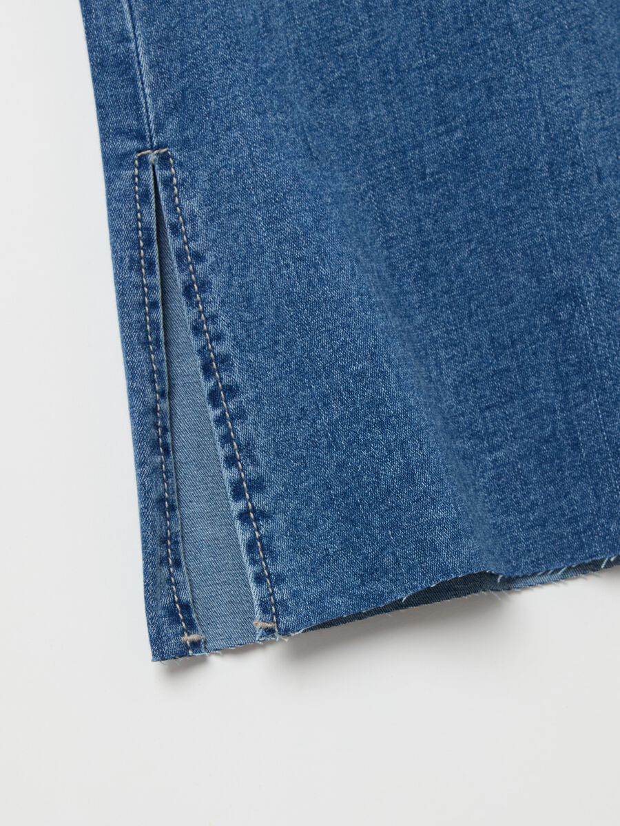 Flare-fit bootcut jeans with slits_5