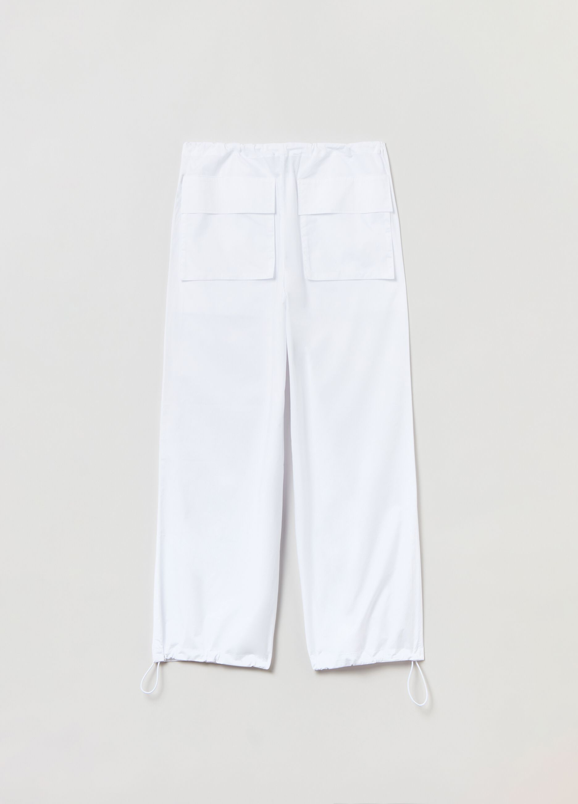 Wide Multi Pocket Pants White_6