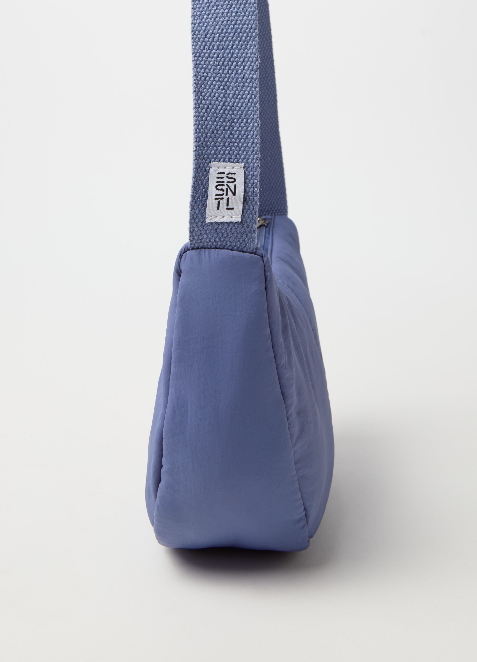 Essential small half-moon bag with shoulder strap