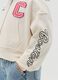 Cropped full-zip sweatshirt with "Boston State College" embroidery_1