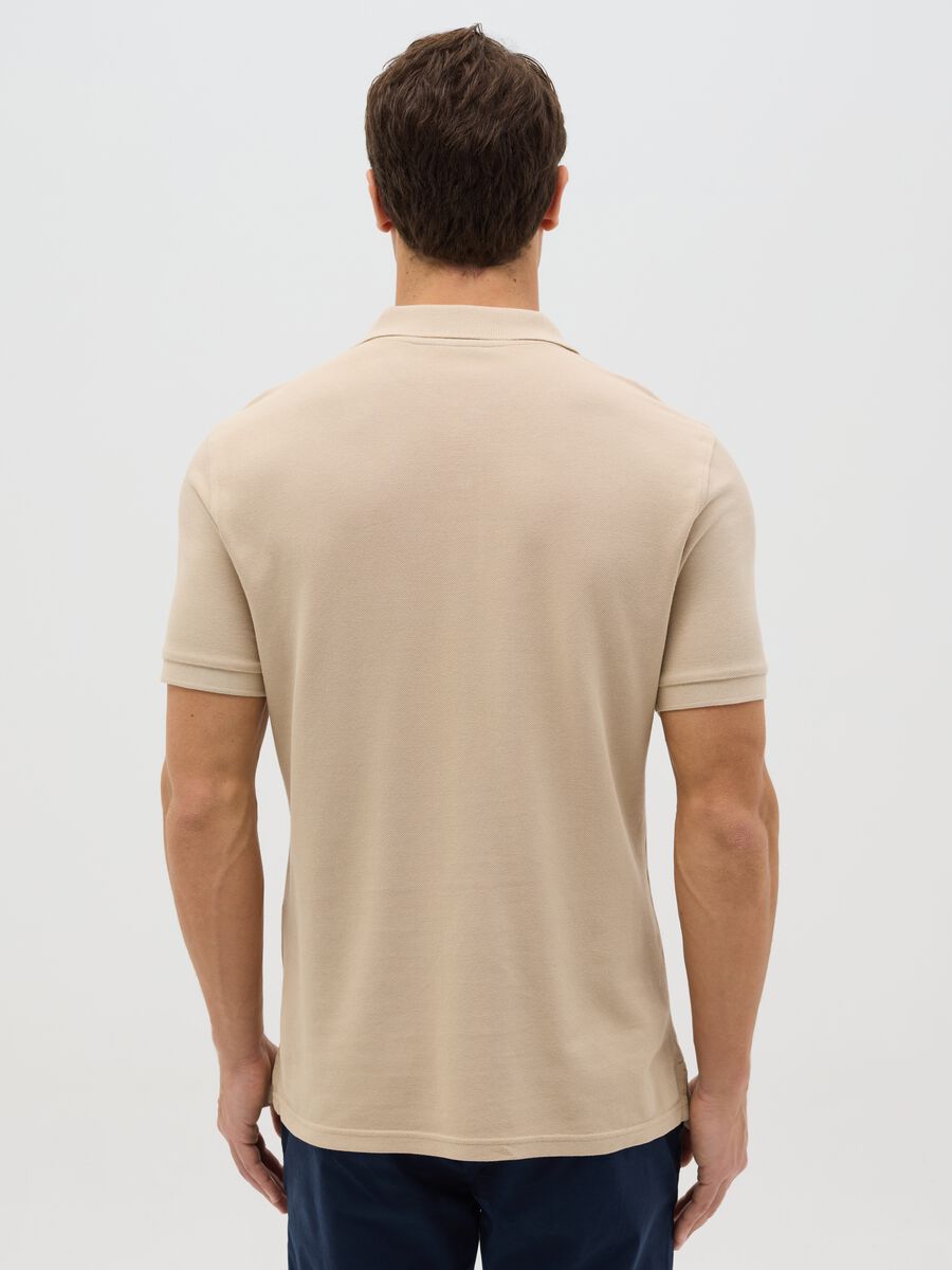 100% cotton piqué polo shirt_2