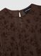 Brown T-shirt with floral patterns_5