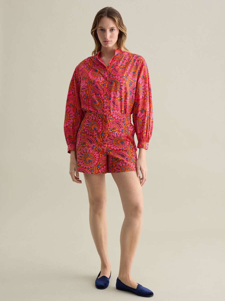 Shirt with paisley print_1