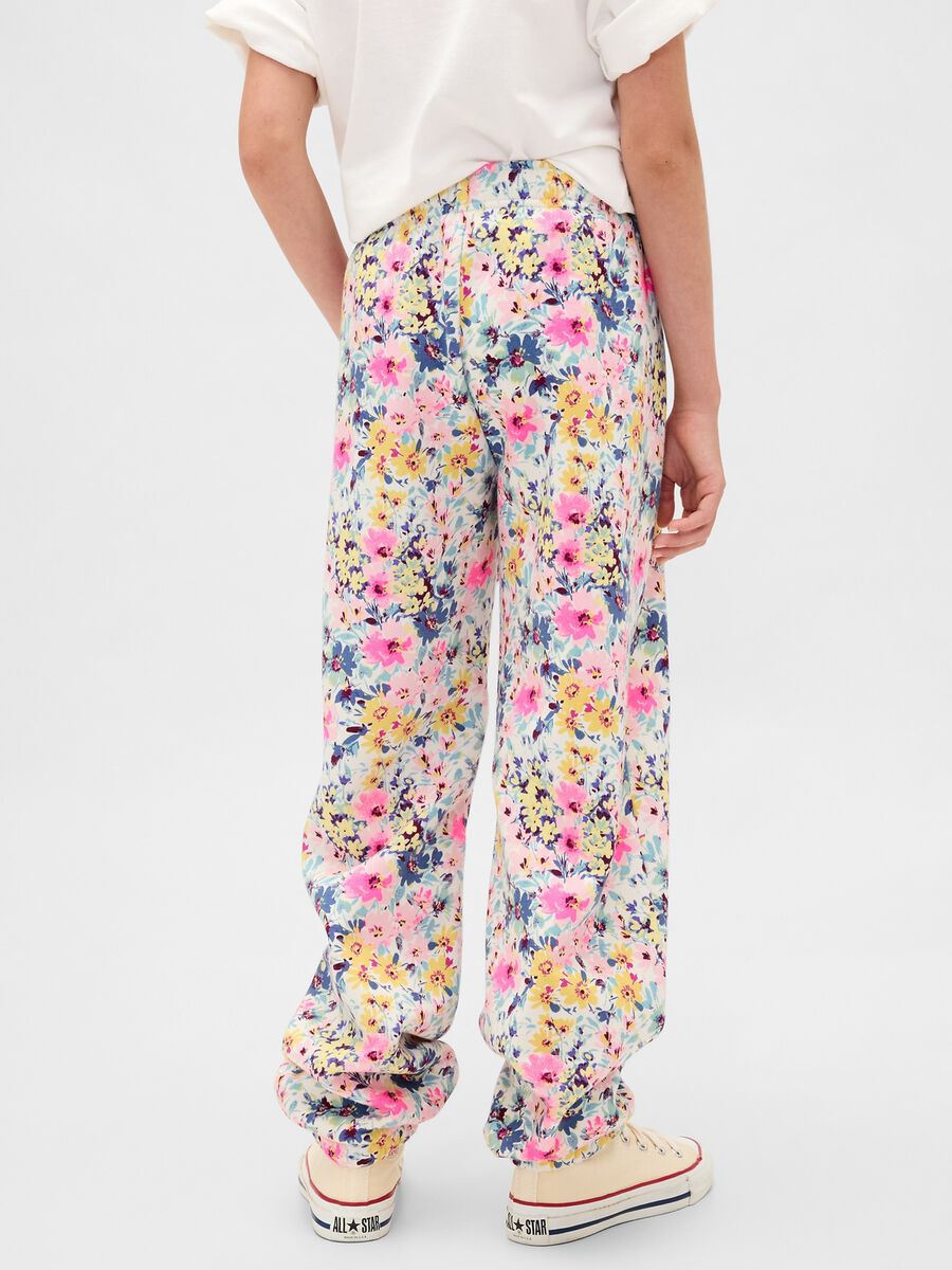 Multicolour cotton trousers for girls_2
