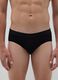 Black Cotton Regular Fit Briefs_1