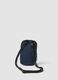 Blue phone pouch with zip and adjustable shoulder strap_2