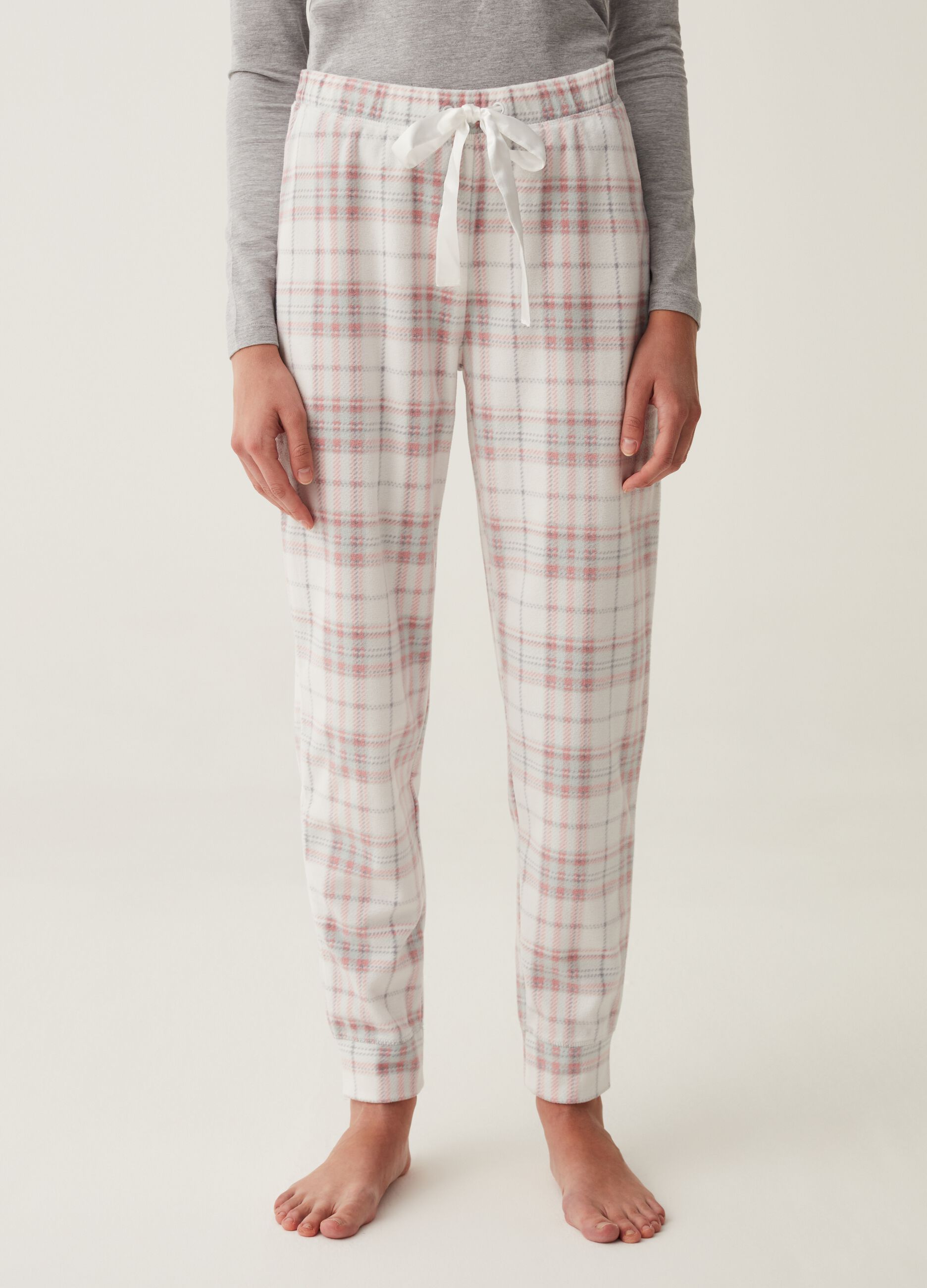 Pantalone pigiama lungo check_1