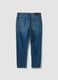 Blue cotton and lyocell blend regular tapered jeans_6