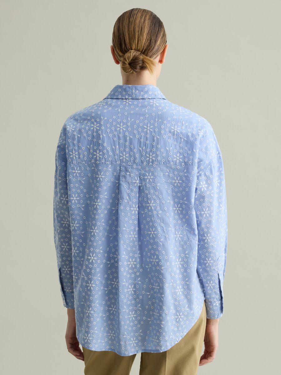 Shirt in broderie anglaise lace_3