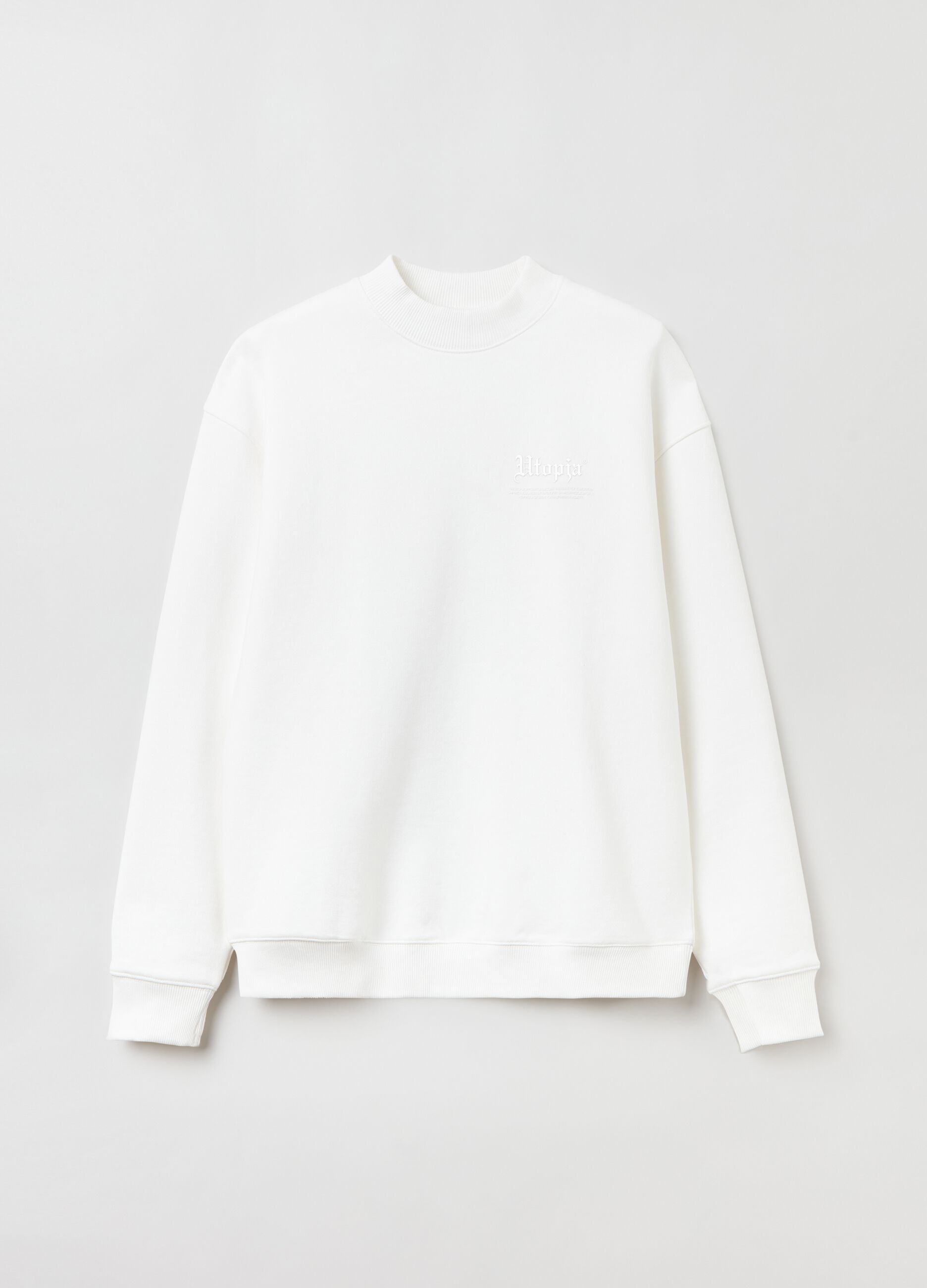 Crewneck Sweatshirt White_5