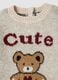 Beige stretch jersey crew-neck top_2