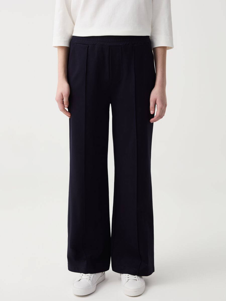 Flare-fit cargo trousers_2