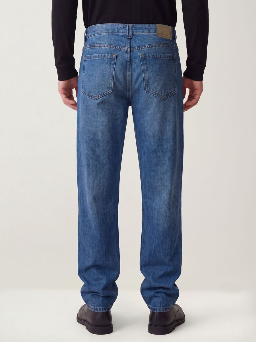 Relaxed-fit pure cotton denim jeans_3