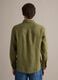 Green pure linen shirt with button-down collar, regular fit_3