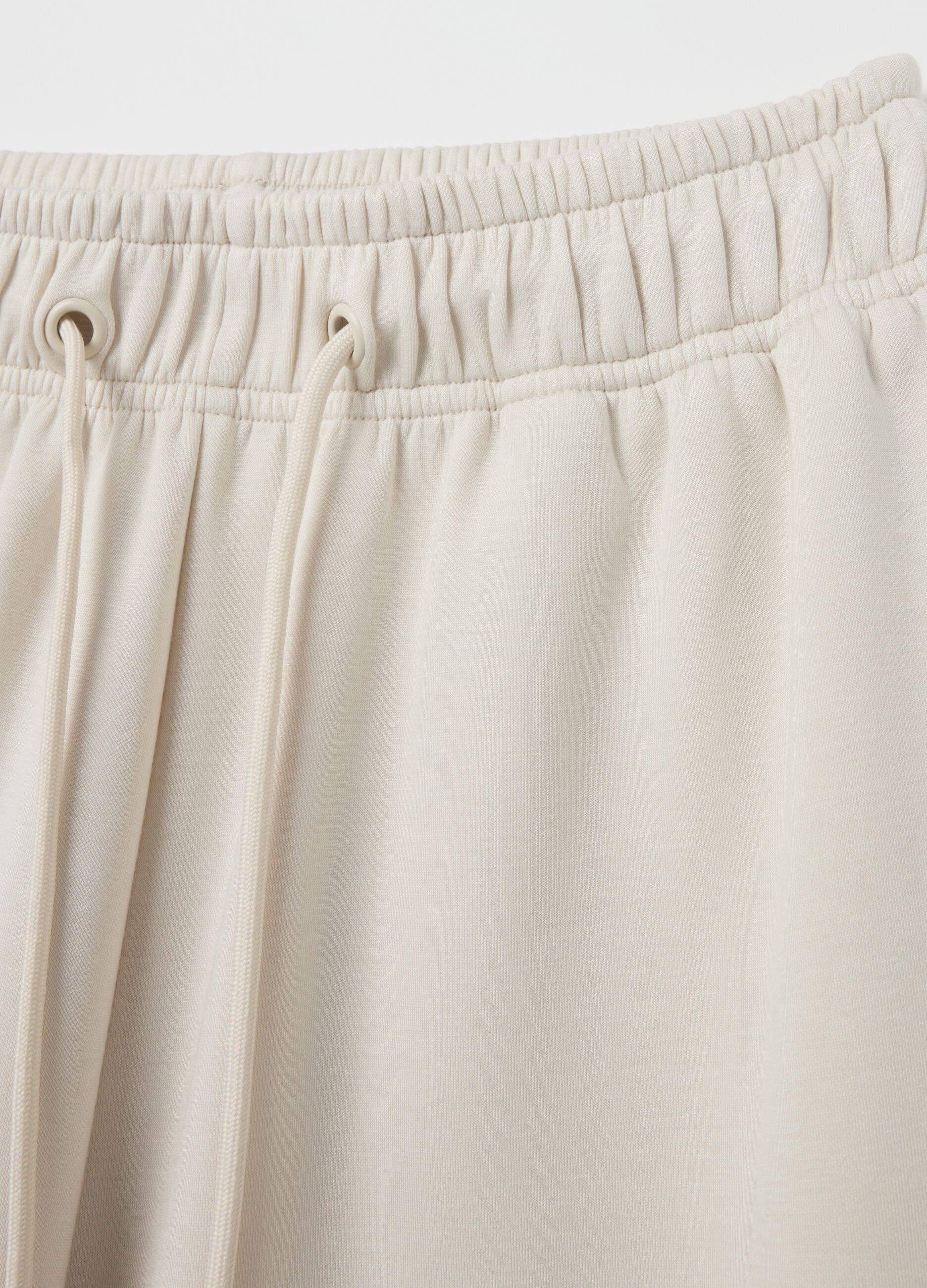 Crop wide-leg joggers