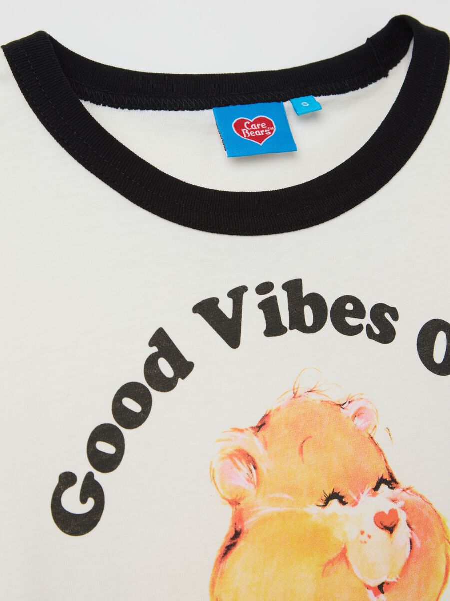 White T-shirt in cotton with Care Bears print_5