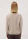 Sand viscose-blend top with appliqu&eacute; flower, regular fit_3