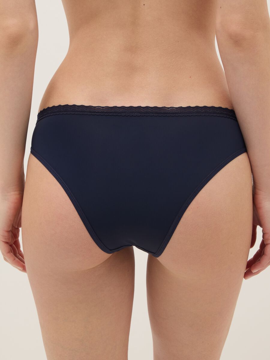 Regular fit blue briefs_2