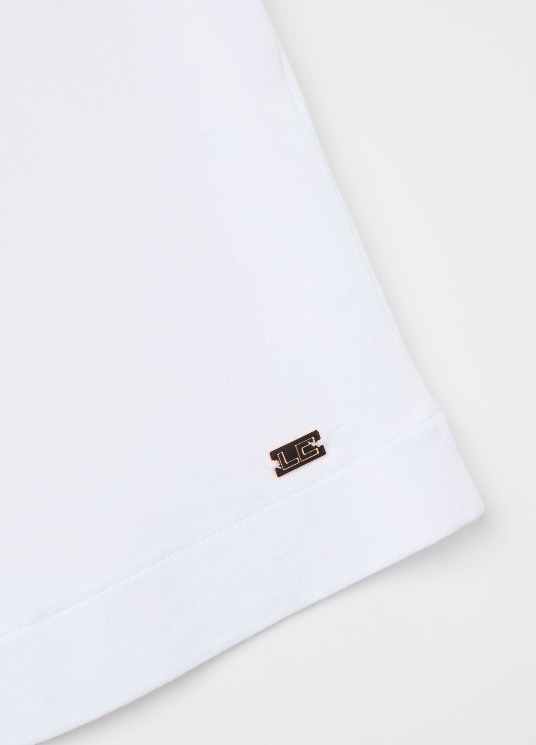 Stretch cotton and modal T-shirt
