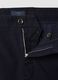 Black pure cotton carrot-fit chino trousers_1